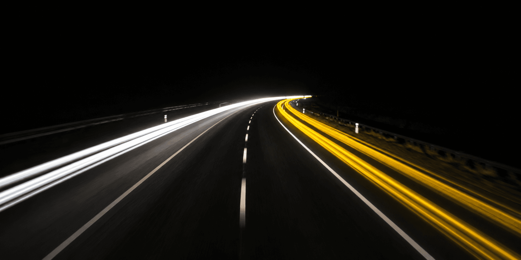 Light trails on a night highway — Candela
